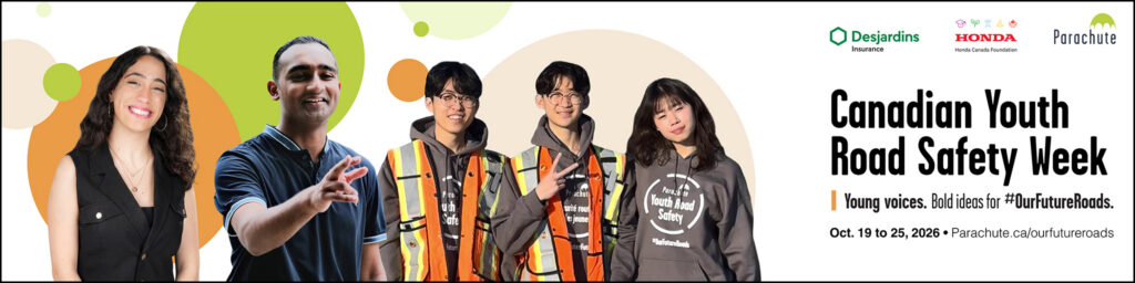 Banner for Canadian Youth Road Safety Week 2026
