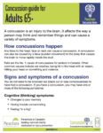 Concussion Guide for Adults 65+ – Parachute