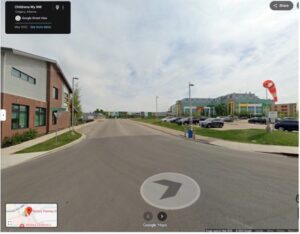 Photo of road in Calgary, Alberta