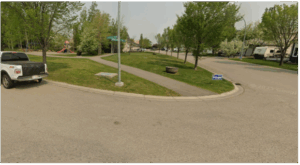 Photo of road in Calgary, Alberta