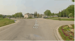 Photo of road in Calgary, Alberta